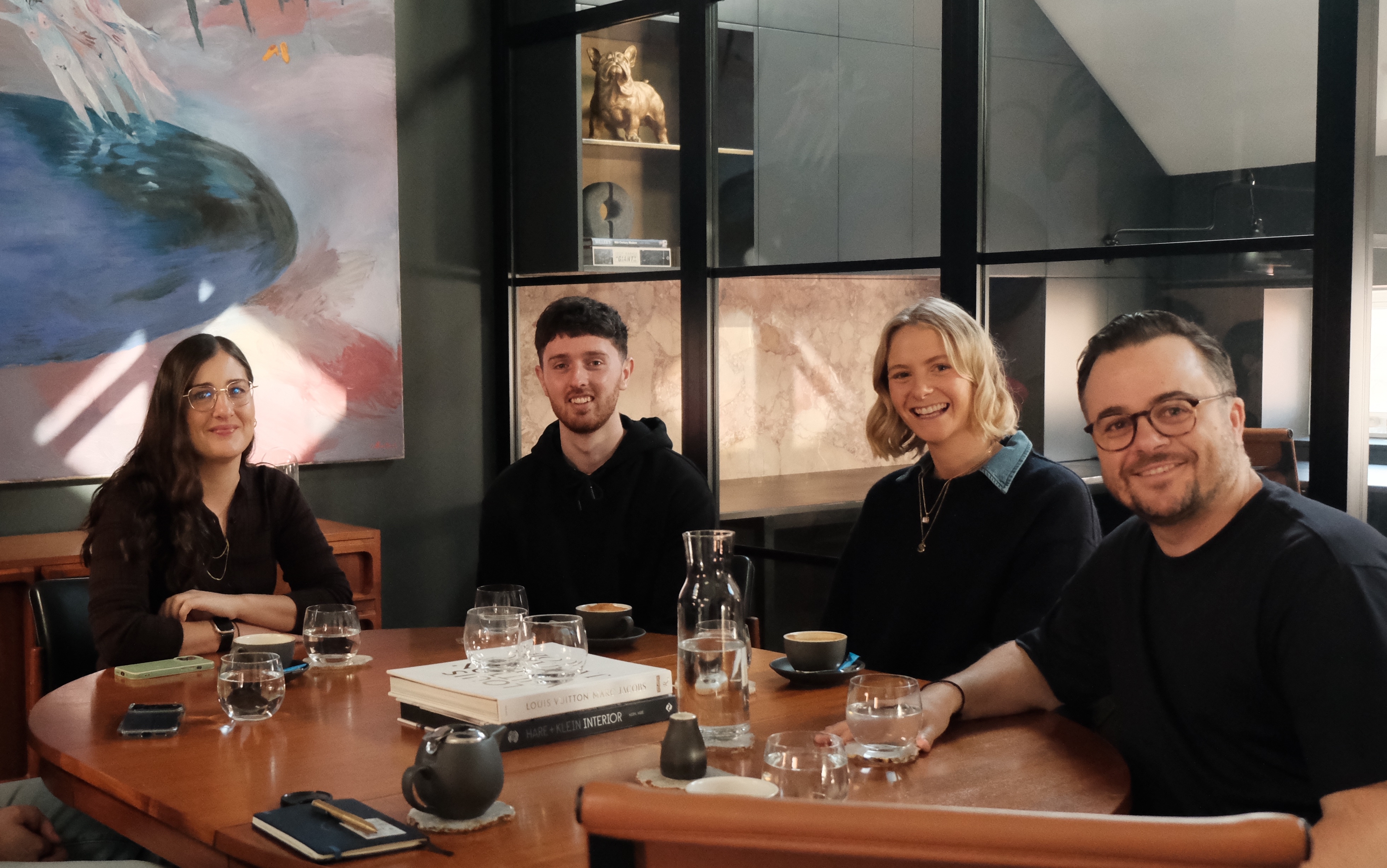 The nicholii team in conversation at the Sydney studio